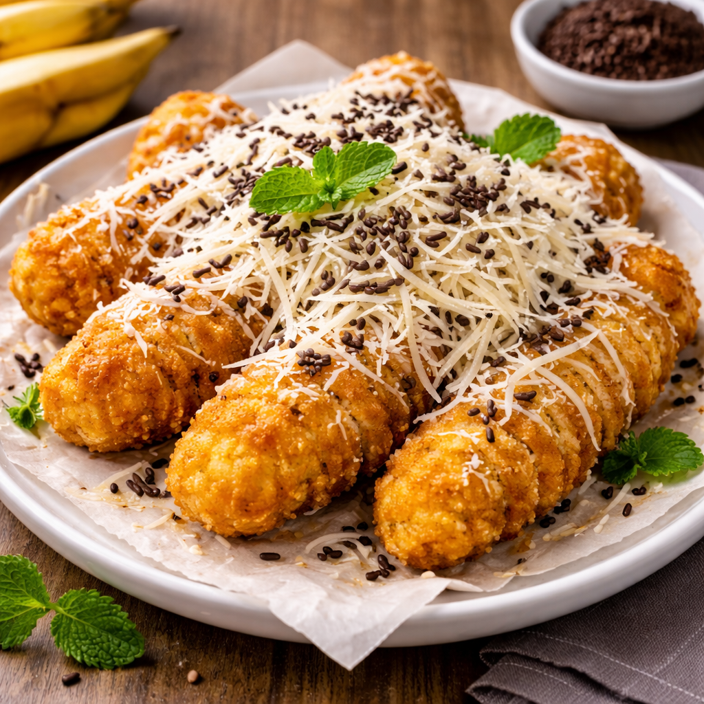 Pisang goreng keju Mang Engking